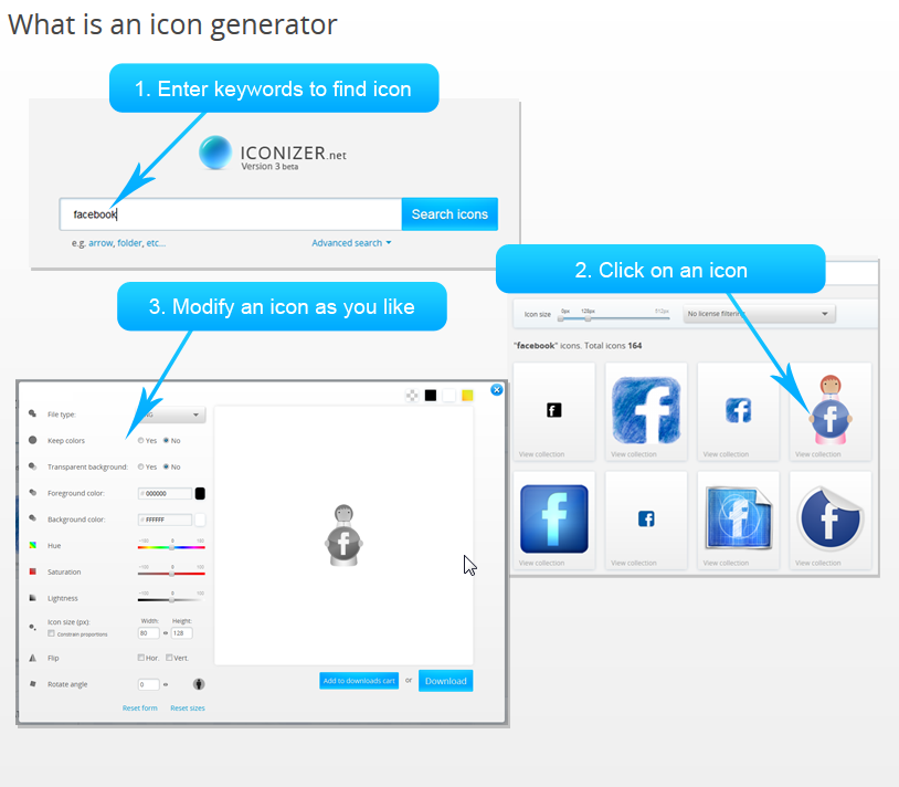 Iconizer.net Icon Generator